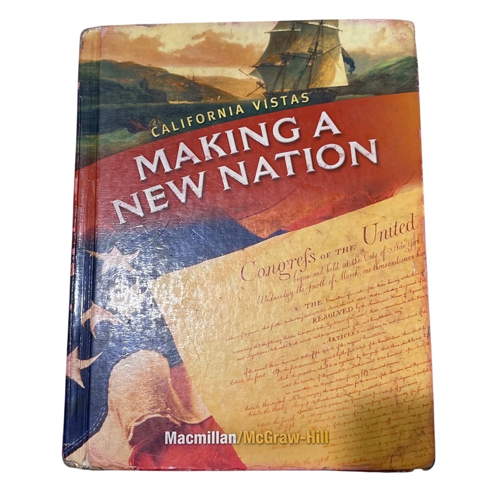 5th Grade Textbook California Vistas Making a New Nation US History Textbook